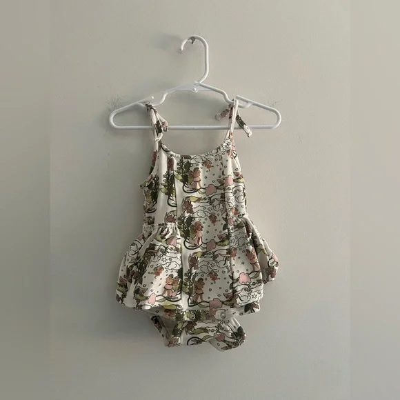 Kate Quinn Flower Fairies Bubble Romper 6-12M | Organic Cotton Baby Outfit - Picture 1 of 4
